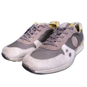 Ecco CS14 ST.1 Retro Mens shoe Taupe and Yellow Size EU 44